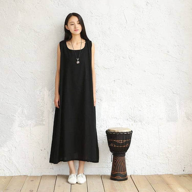 Linen Women's Dress in Casual Style - Wnkrs