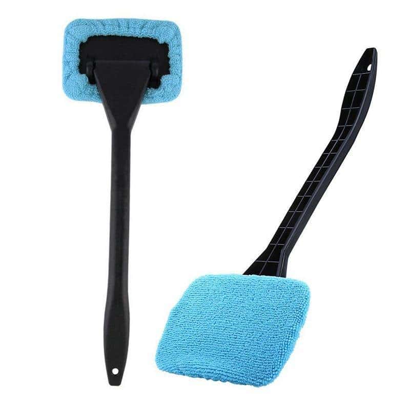 Long-Handle Microfiber Windscreen Cleaning Tool
