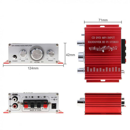 Mini Car 2-Channel Amplifier - wnkrs