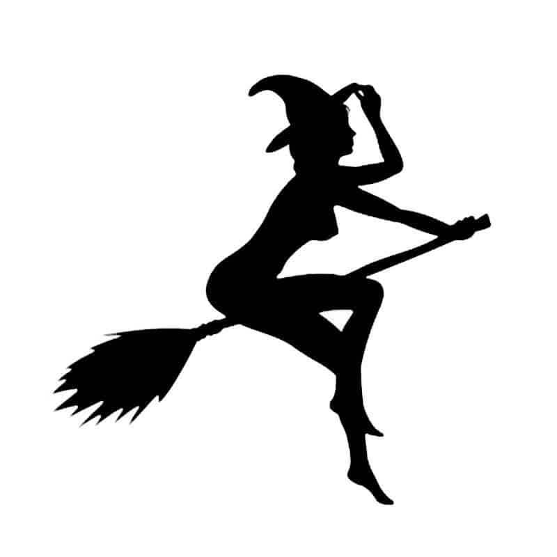 Sexy Witch Car Stickers