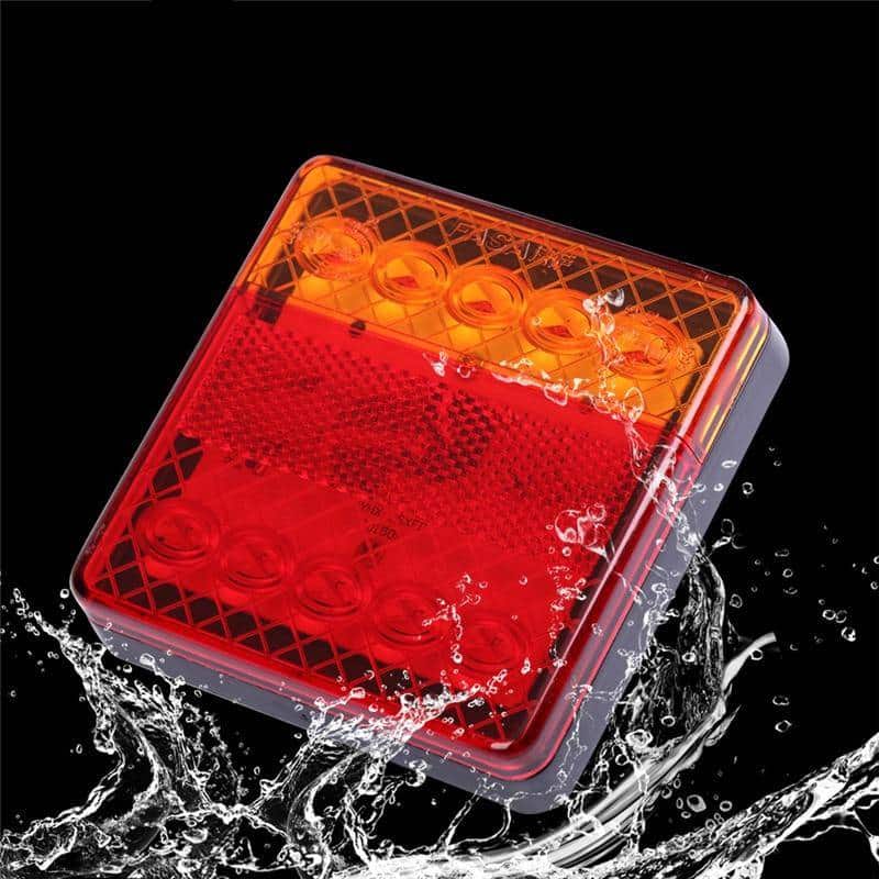 Square LED Trailer Tail Lights