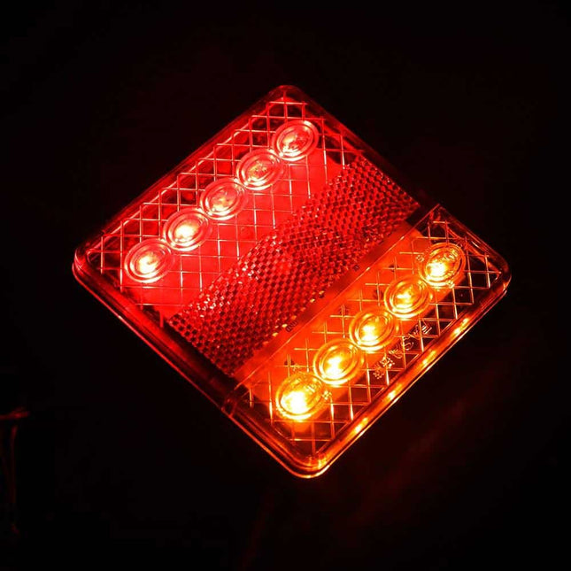 Square LED Trailer Tail Lights - wnkrs