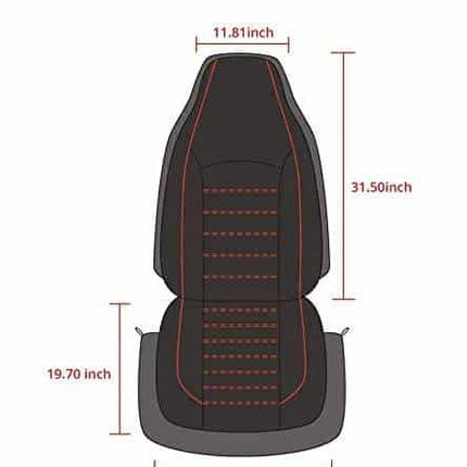 Universal PU Leather Front Car Seat Covers - wnkrs