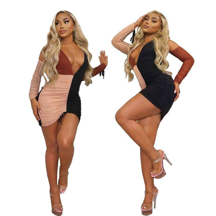 Women's Drawstring Knee Dress - Wnkrs