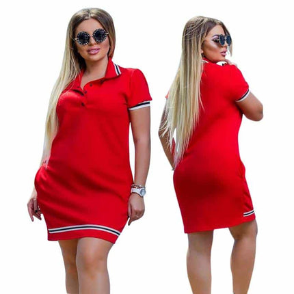 Women's Sport Style Oversized Mini Dress - wnkrs