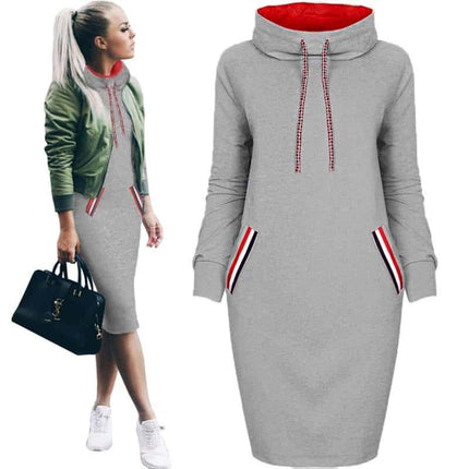 Women's Sport Style Striped Trim Dress - wnkrs