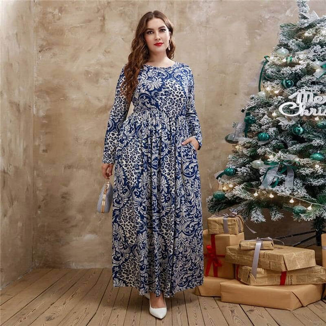 Women's Fashion Modest Maxi Dress - Wnkrs