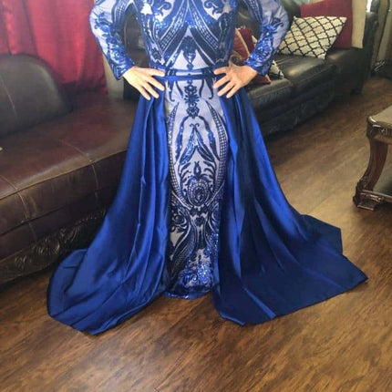 Women's Satin Evening Dress - Wnkrs