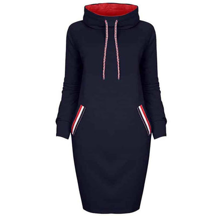 Women's Sport Style Striped Trim Dress - wnkrs