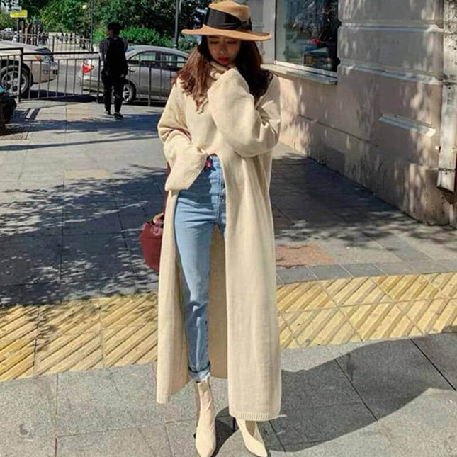 Women's Turtleneck Woolen Dress - Wnkrs